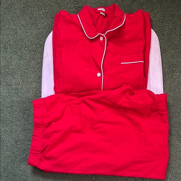 J. Crew factory red flannel pajama set size 2X - Picture 2 of 9